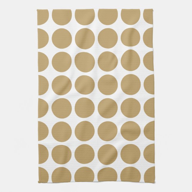 Fallow Neutral Dots Towel (Vertical)