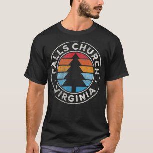 Falls Church Virginia VA Vintage Graphic Retro T-Shirt