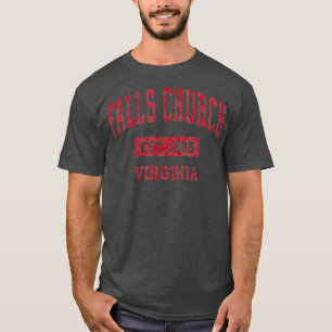 Falls Church Virginia VA Vintage Sports Design T-Shirt