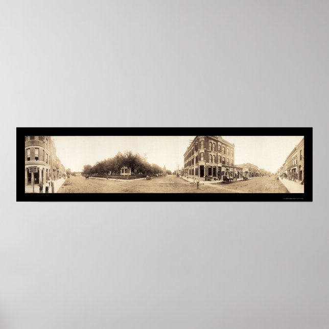 Falls City, NE Photo 1908 Poster (Front)