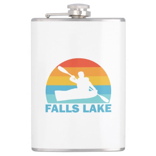 Falls Lake North Carolina Kayak Flask