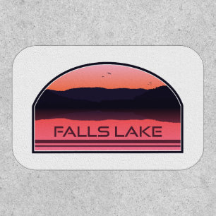Falls Lake North Carolina Red Sunrise Patch