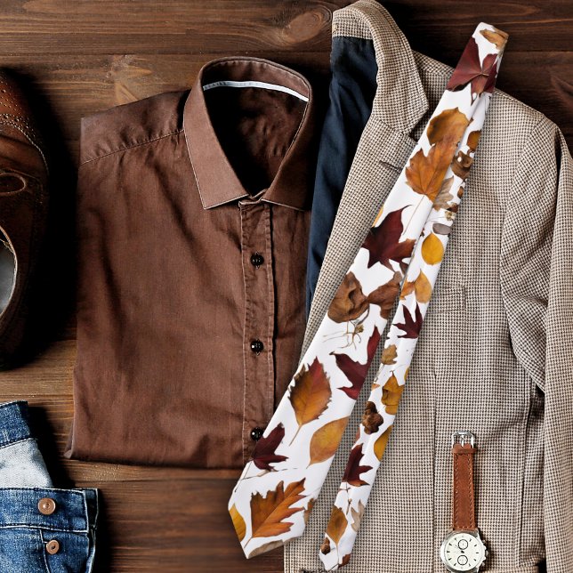 Falls Leaves Neck Tie (Creator Uploaded)