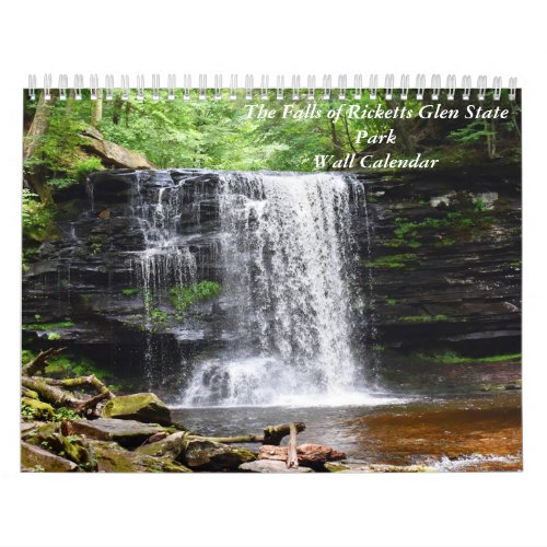 Falls of Ricketts Glen State Park Wall Calendar