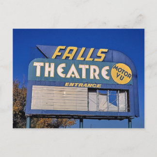 Falls Theatre, Great Falls, Montana Postcard