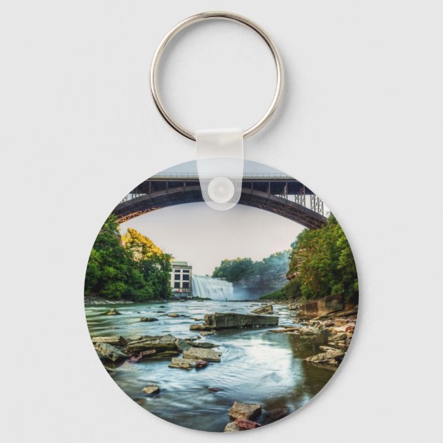 Falls Under the Bridge Keychain (Front)