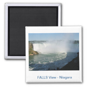 Falls View : Niagara USA Canada Magnet