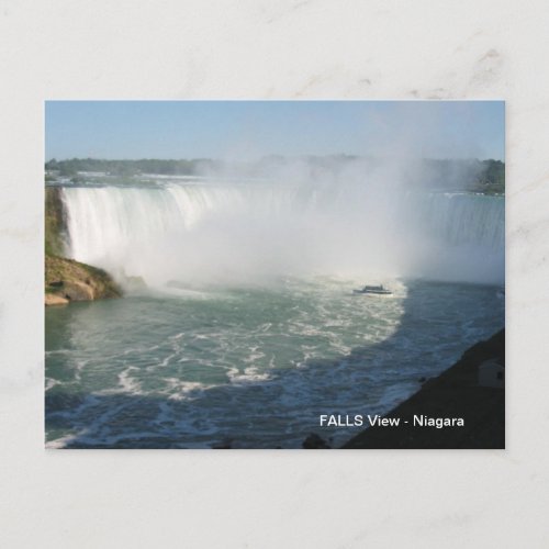 Falls View  Niagara USA Canada Postcard