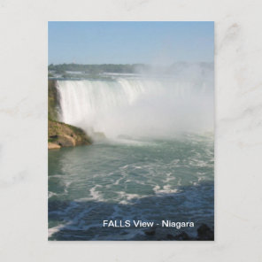 Falls View : Niagara USA Canada Postcard