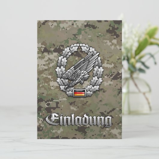 Fallschirmjägertruppe Barettabzeichen (Standing Front)