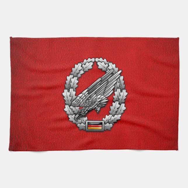 Fallschirmjägertruppe Barettabzeichen Towel (Horizontal)