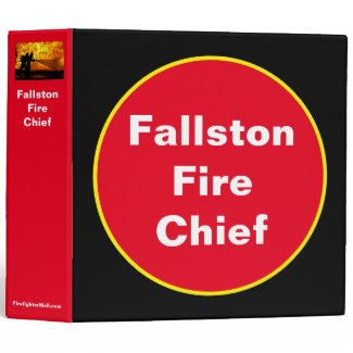  Fallston Fire Chief 3 Ring Binder