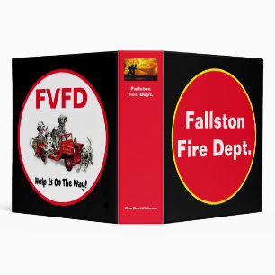 Fallston Fire Dept. 3 Ring Binder