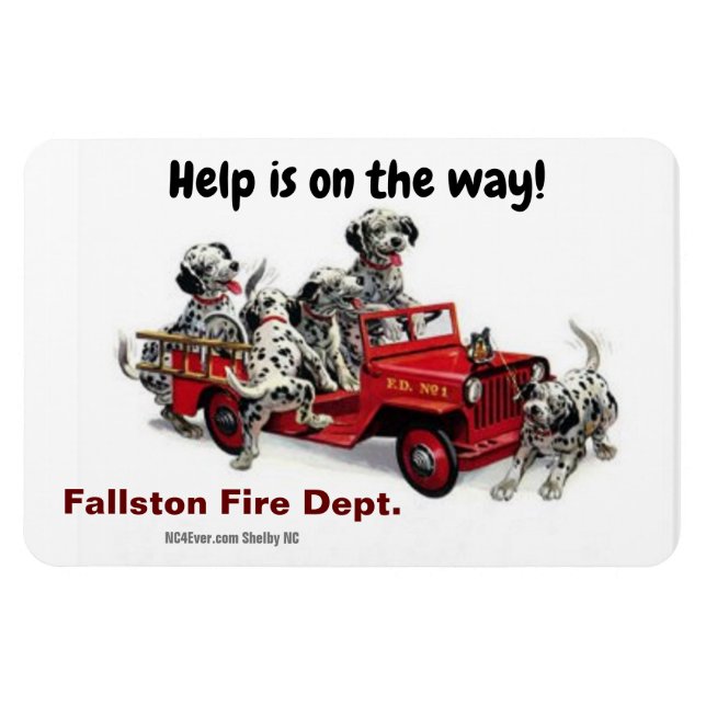 Fallston Fire Dept. Flexible Magnet (Horizontal)