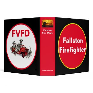 Fallston Firefighter 3 Ring Binder