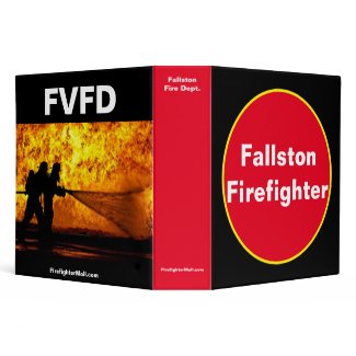 Fallston Firefighter 3 Ring Binder