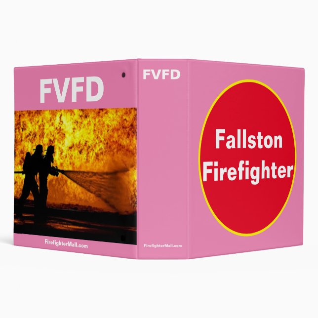 Fallston Firefighter 3 Ring Binder (Background)