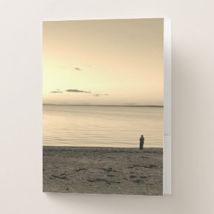 Falmouth Cape Cod Sunset Pocket Folder