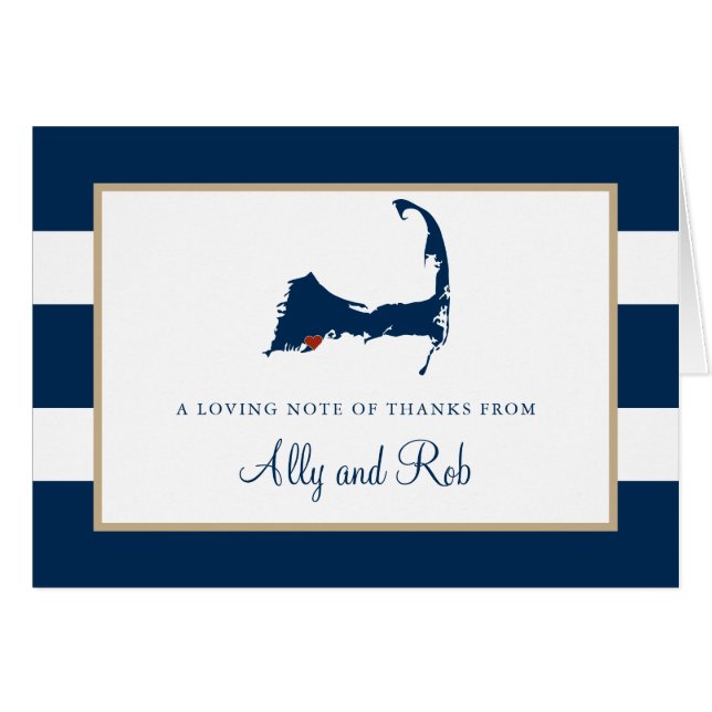 Falmouth Cape Cod Thank You Cards (Front Horizontal)