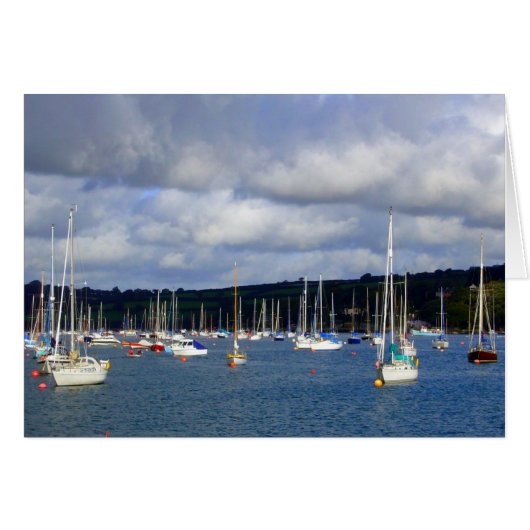 Falmouth Harbour, Cornwall Cards (Front Horizontal)