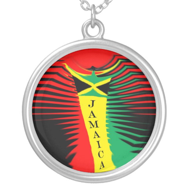 Falmouth Jamaica Rasta Necklace (Front)