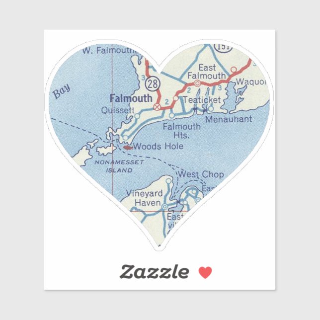 Falmouth MA Sticker (Sheet)