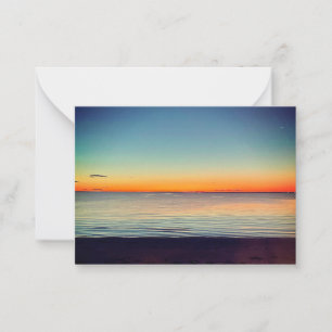 Falmouth Massachusetts Cape Cod Sunset Note Card