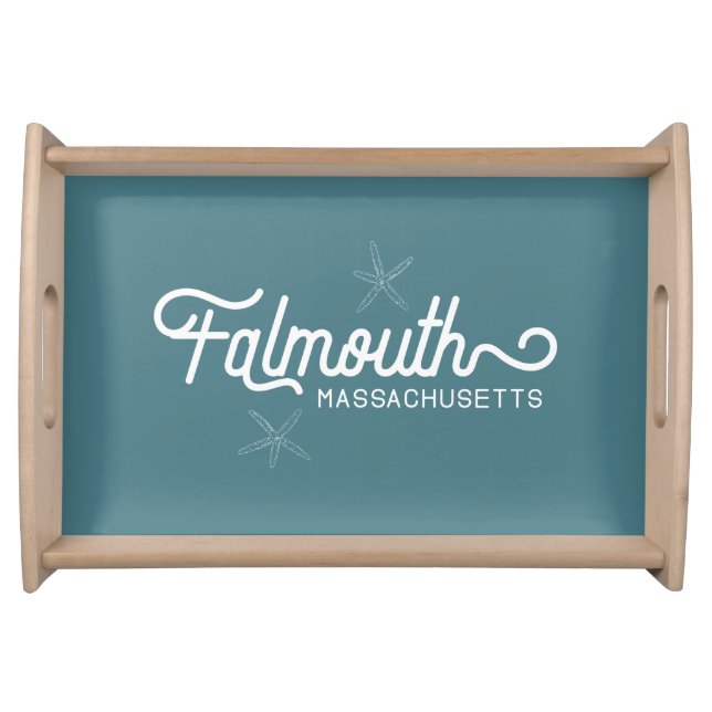 Falmouth Massachusetts Nautical Serving Tray (Front)