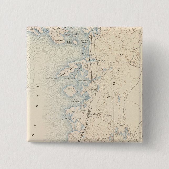 Falmouth, Massachusetts Pinback Button (Front)