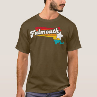 Falmouth Massachusetts Vintage Distressed Souvenir T-Shirt