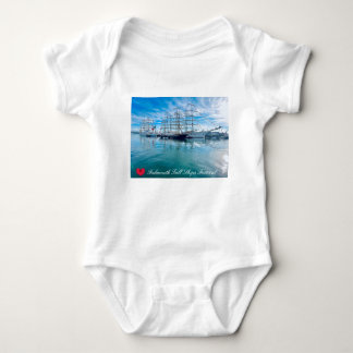 FALMOUTH TALL SHIPS FESTIVAL Cornwall Photo Baby Bodysuit