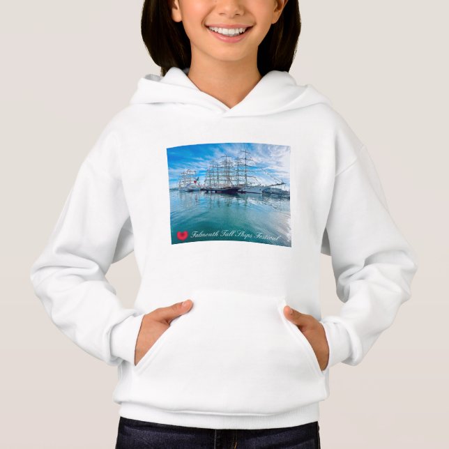 FALMOUTH TALL SHIPS FESTIVAL Cornwall Photo Hoodie (Front)