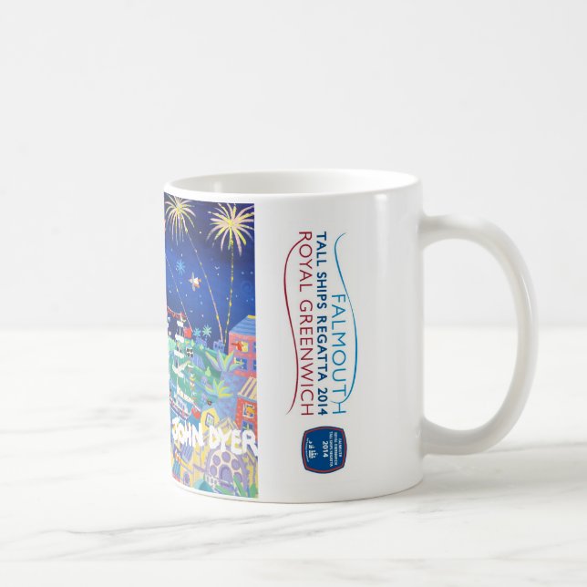 Falmouth Tall Ships Regatta 2014 Art Mug (Right)