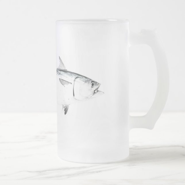False Albacore Montauk 16 oz Frosted Mug (Right)