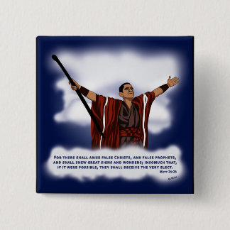 False Christ (Obama) Pinback Button