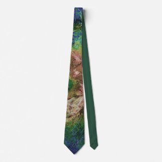 FALSE-COLOR VENUS NECK TIE