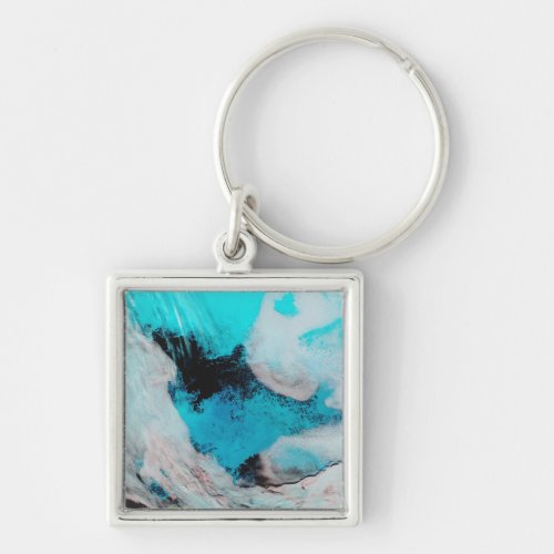 False color view of Polynya open water Keychain