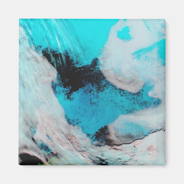 False color view of Polynya (open water) Magnet (Front)