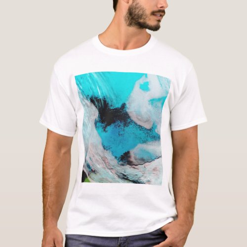 False color view of Polynya open water T_Shirt