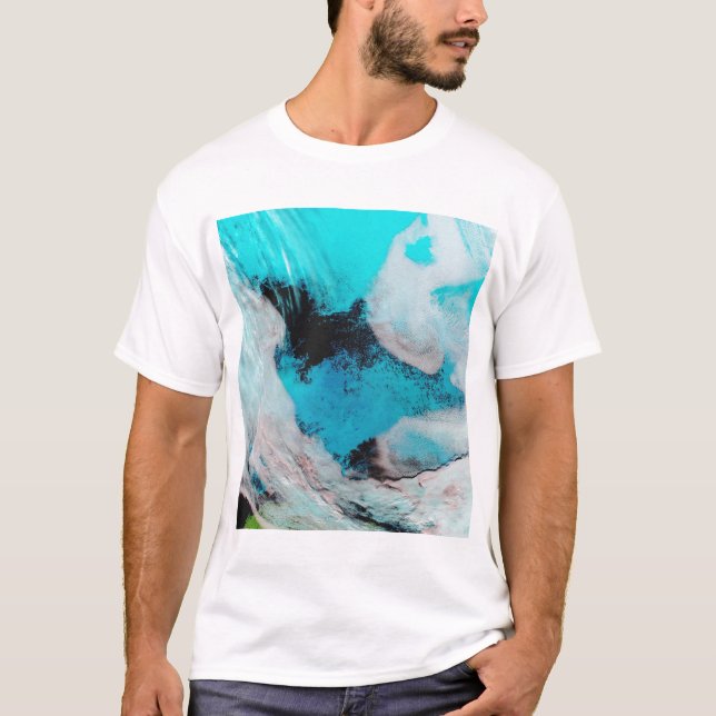 False color view of Polynya (open water) T-Shirt (Front)