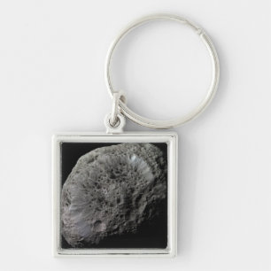 False-color view of Saturn's moon Hyperion Keychain
