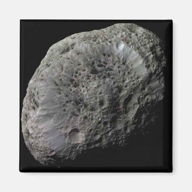 False-color view of Saturn's moon Hyperion Magnet (Front)