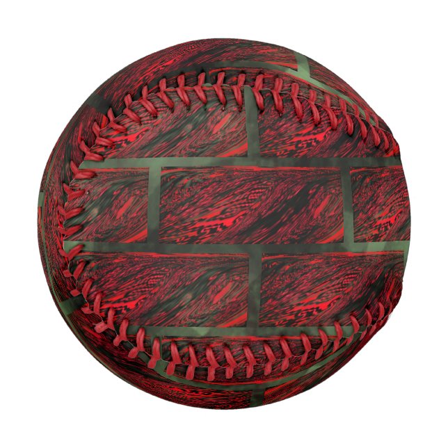 False exposed brick wall or tiles simulating it? baseball (Front Left)
