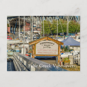 False Greek Vancouver BC Postcard