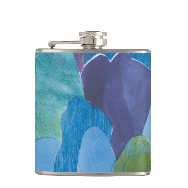 False Indigo I Flask (Front)
