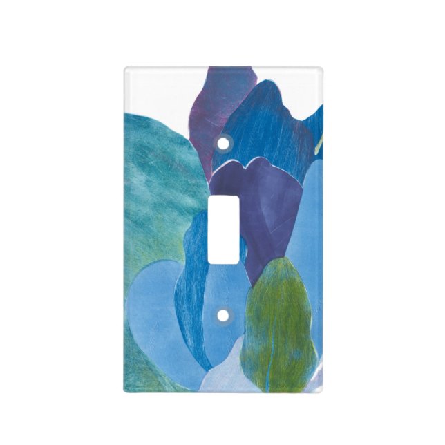 False Indigo I Light Switch Cover (Front)
