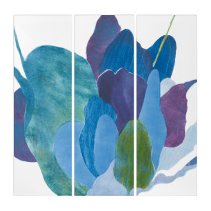 False Indigo I Triptych