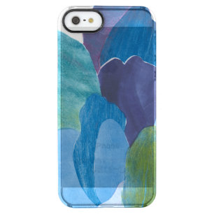 False Indigo I Clear iPhone SE/5/5s Case