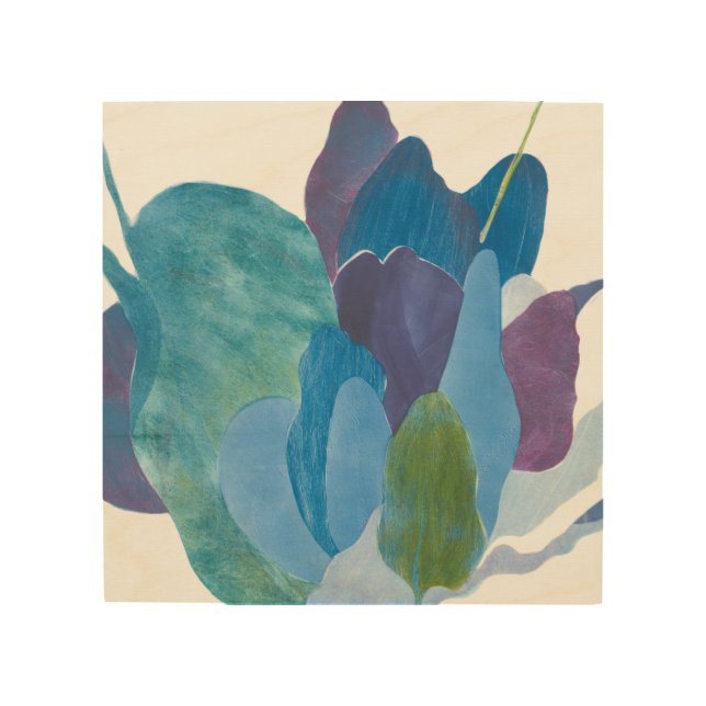 False Indigo I Wood Wall Decor (Front)