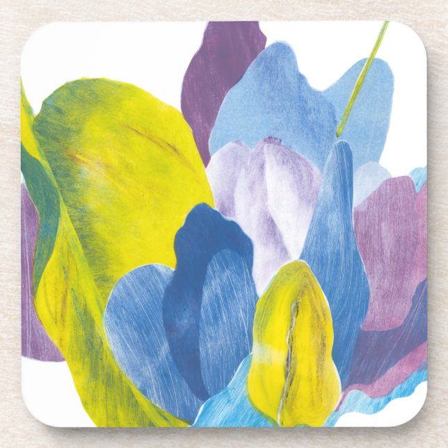 False Indigo III Beverage Coaster (Front)